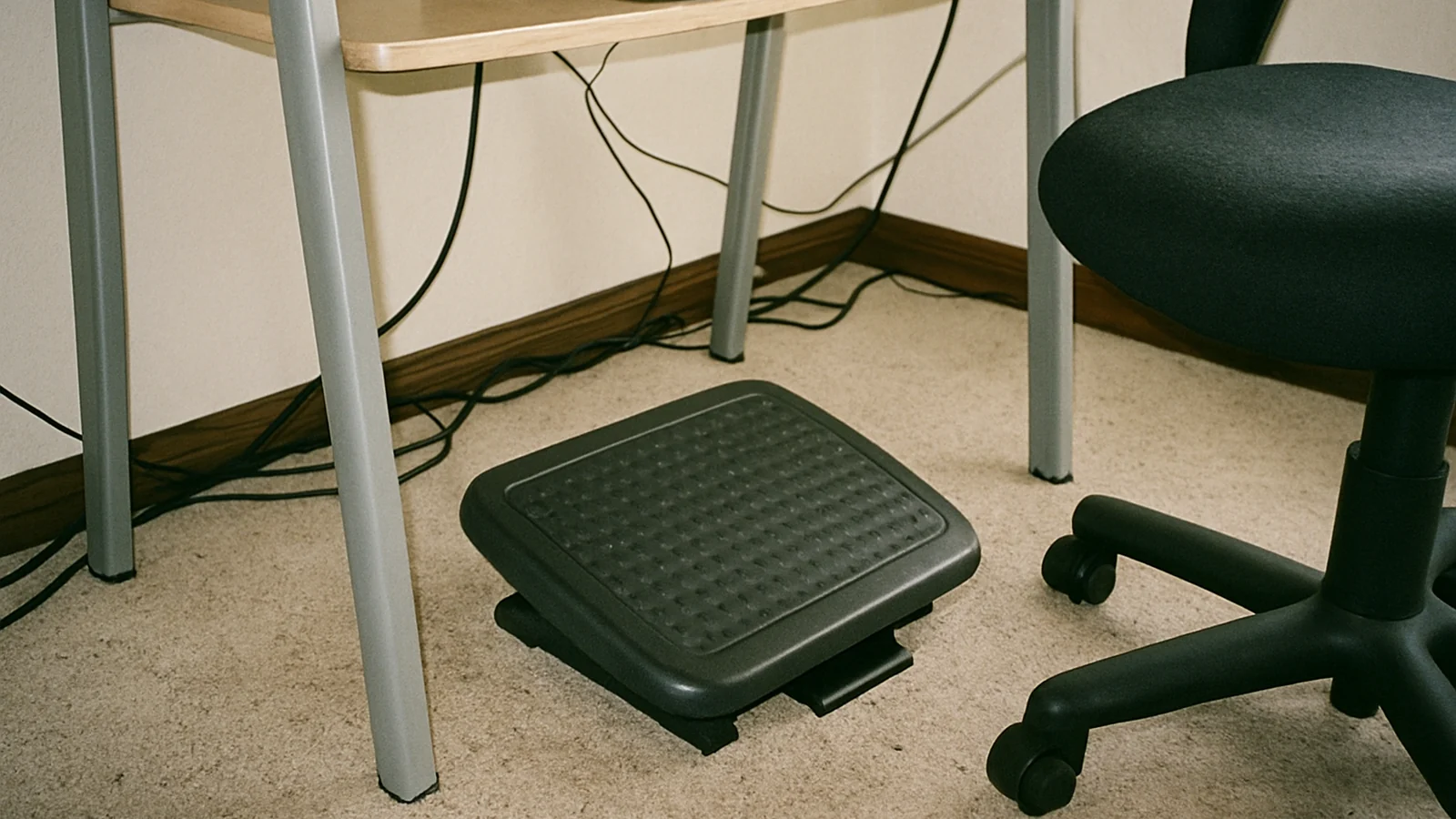 Realistic desk scene for material choices